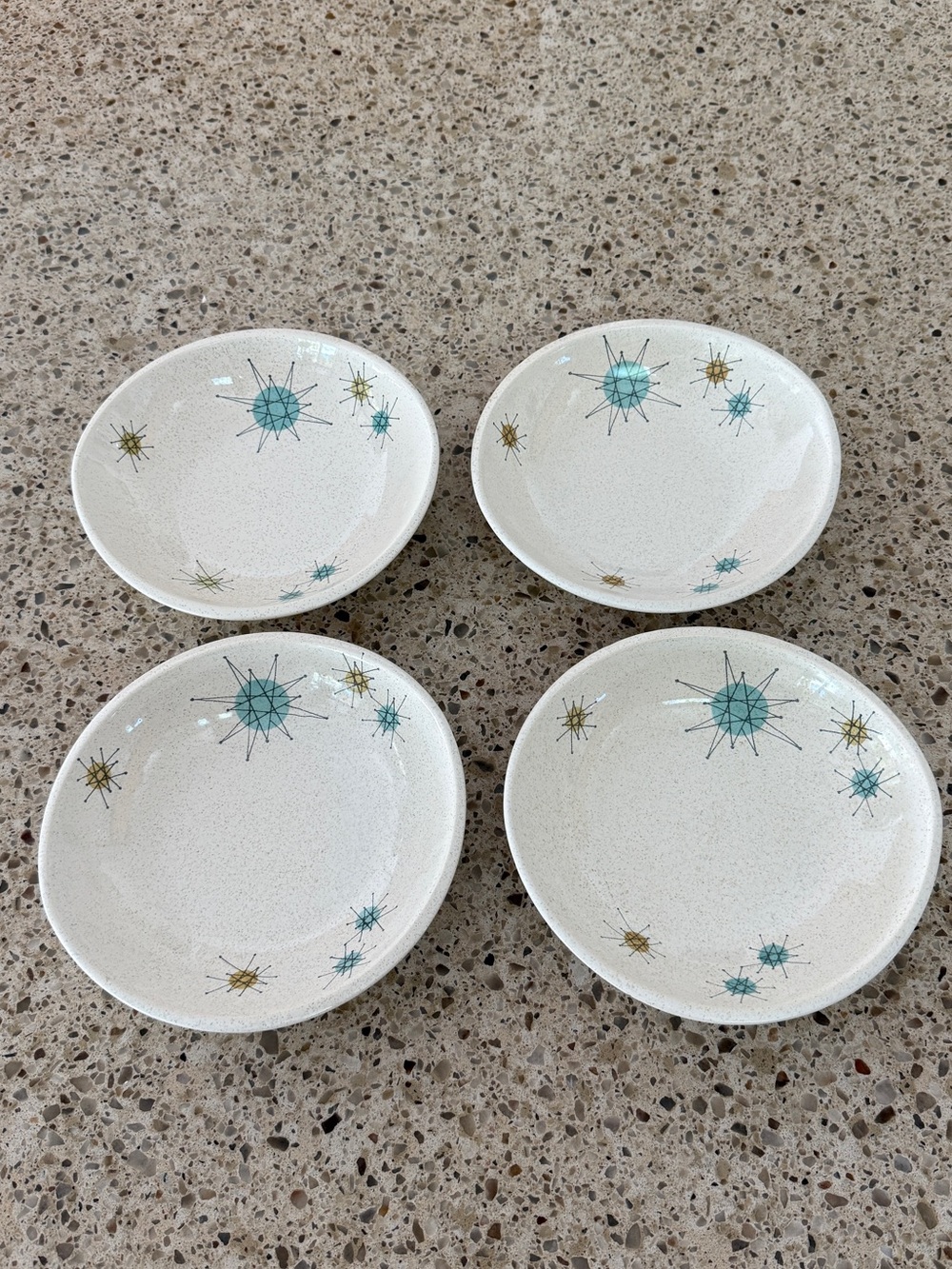 Franciscan Starburst Cereal Bowls **RARE!
